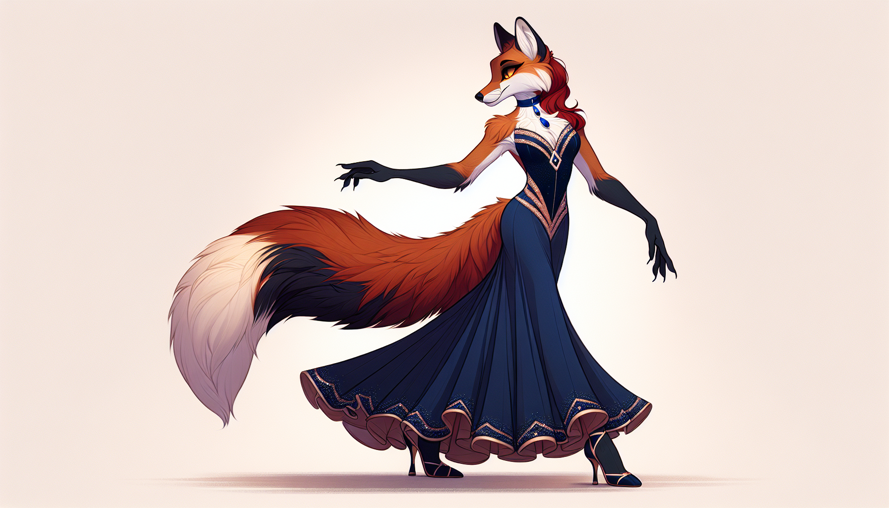 Foxyana's precise Kozachok footwork under stage light