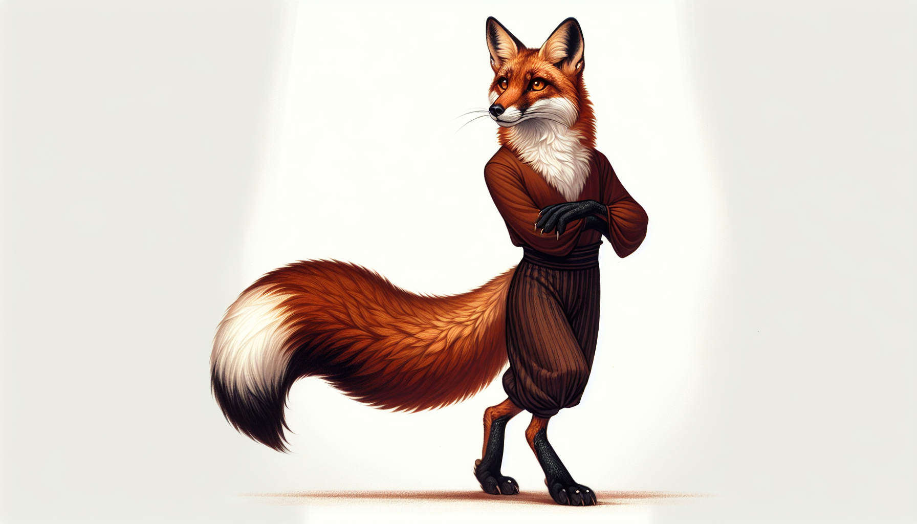 Foxyana in rehearsal studio, poised at the barre in a quiet morning light