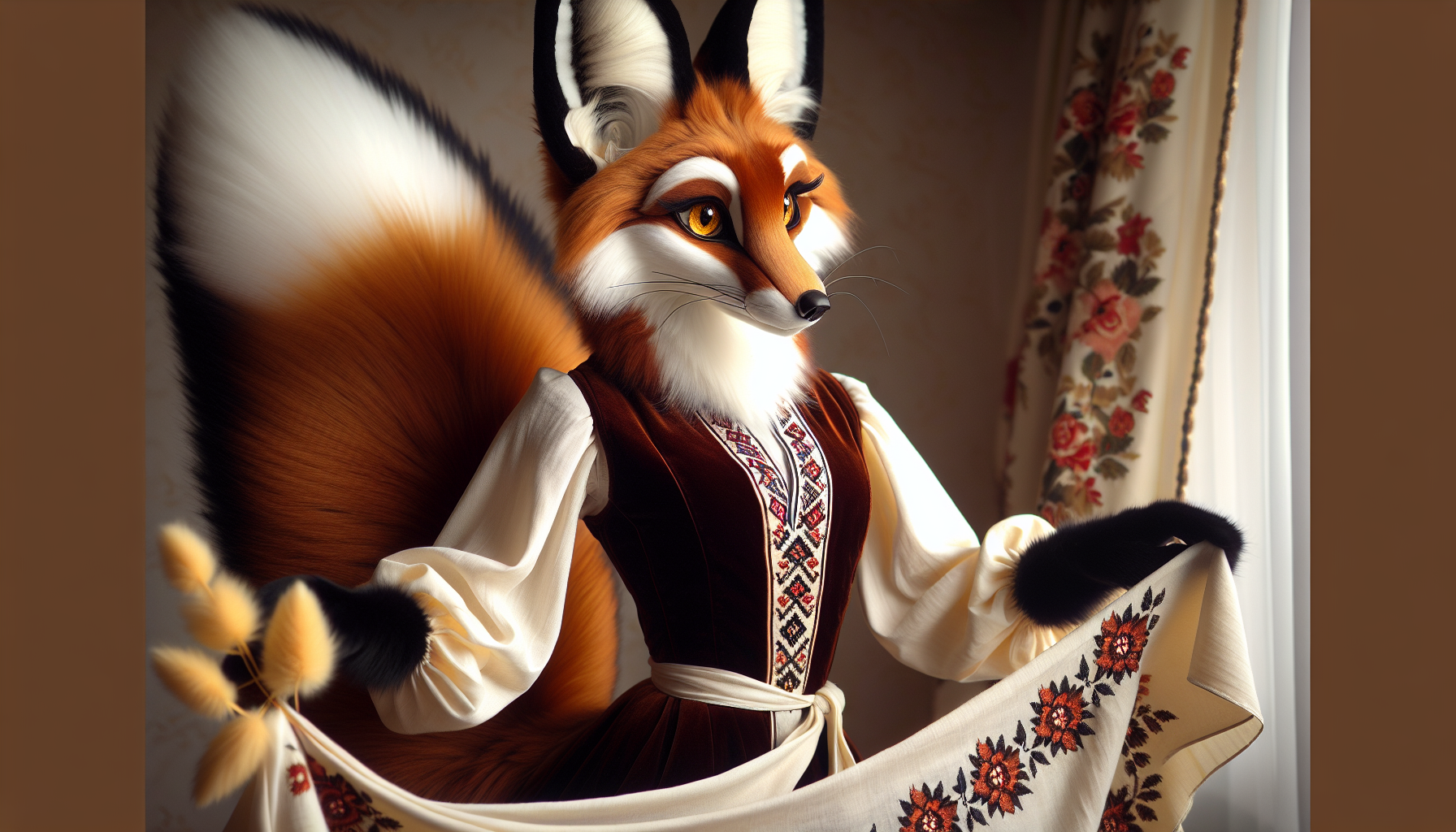 Foxyana's hands crimping the signature fold of a varenyky