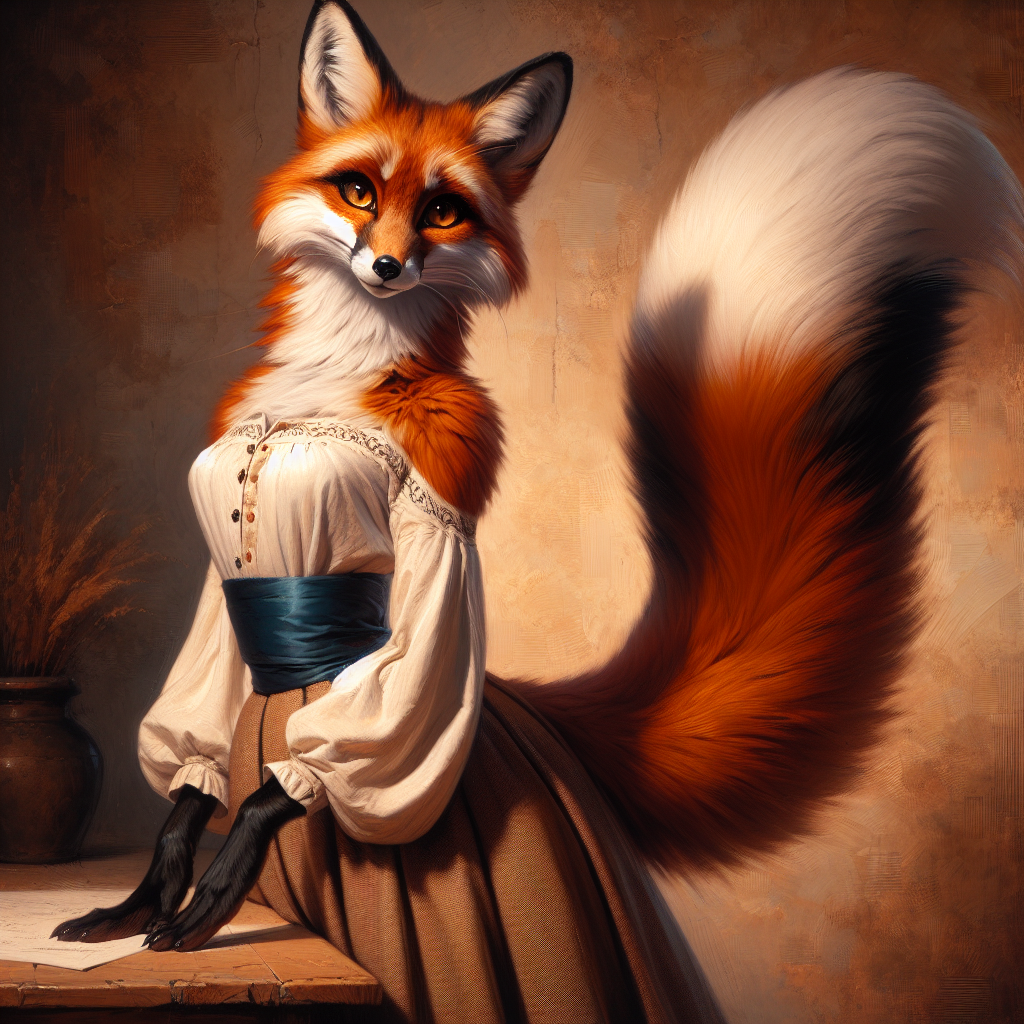 Foxyana turning pages of a worn Kobzar collection